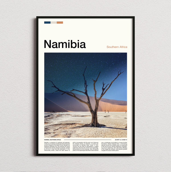 Namibia - Dead Tree And Dune - Travel Print