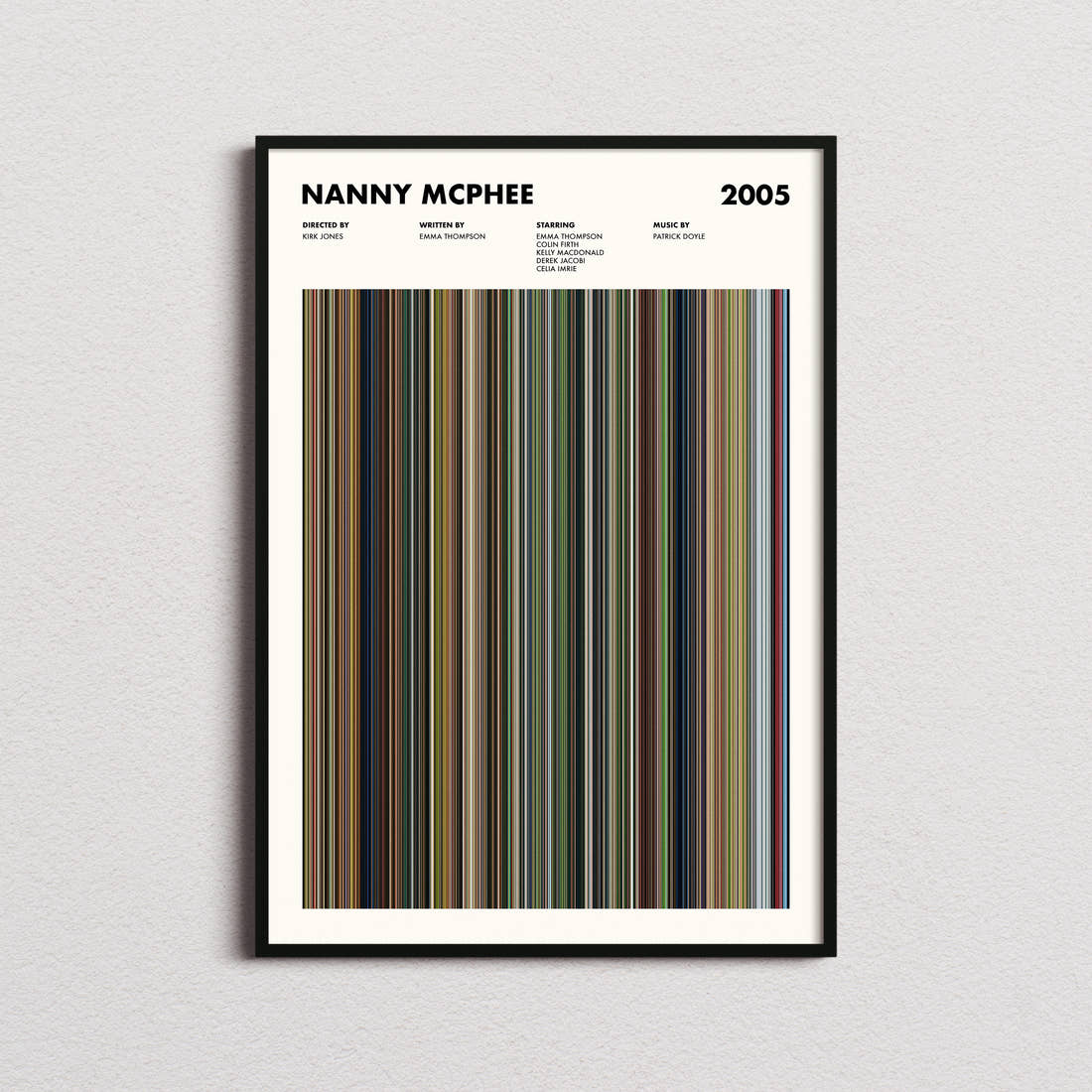 Nanny McPhee Movie Barcode Poster