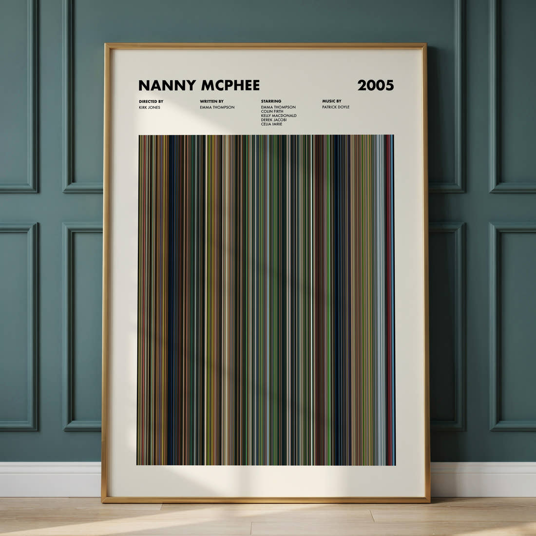 Nanny McPhee Movie Barcode Poster