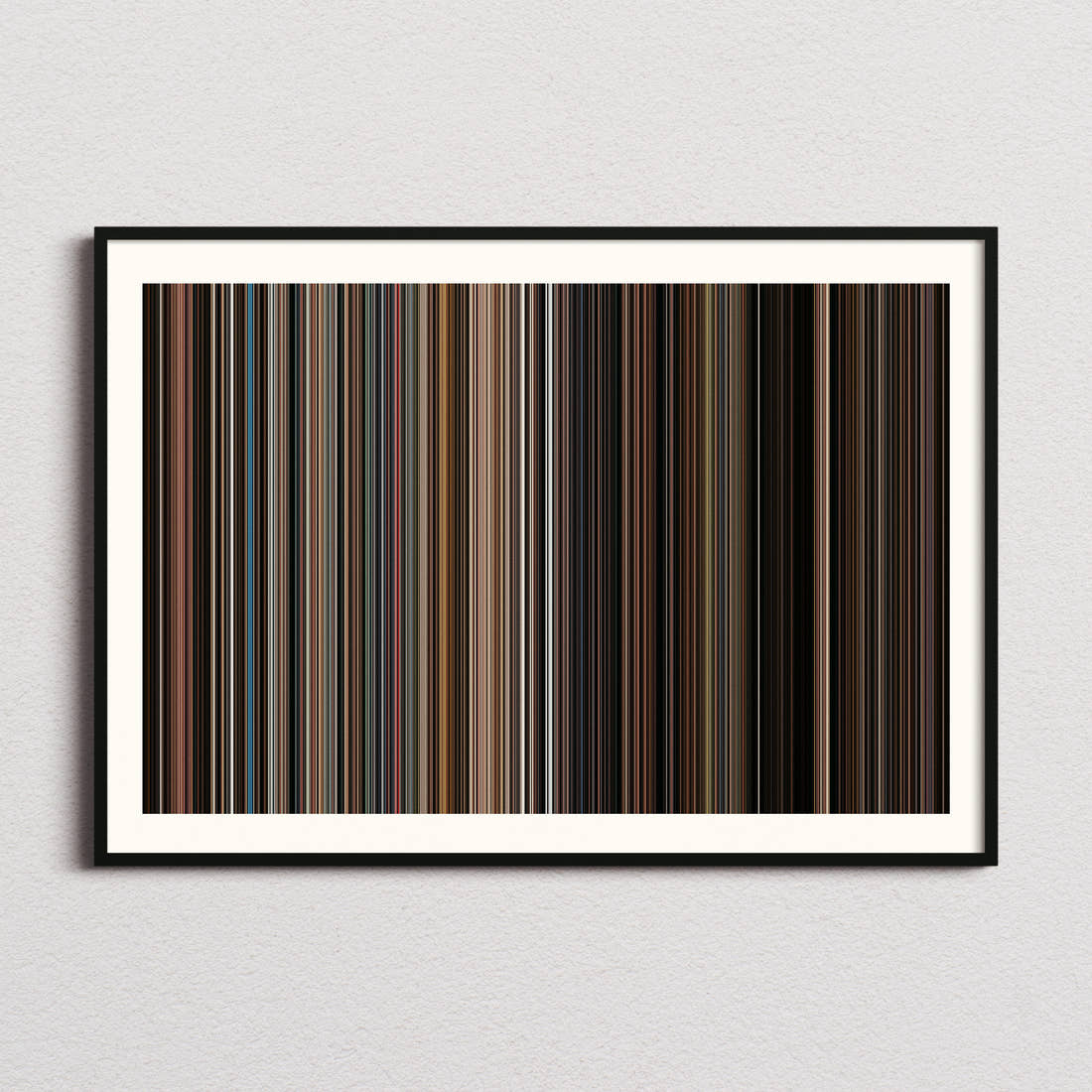 National Treasure: Book of Secrets Movie Barcode Poster - Barcode Only