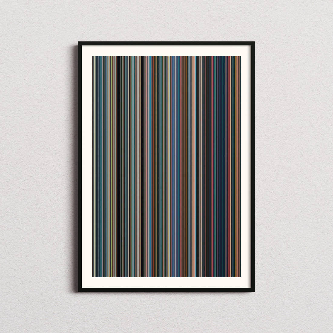 Nausicaä of the Valley of the Wind Movie Barcode Poster - Barcode Only