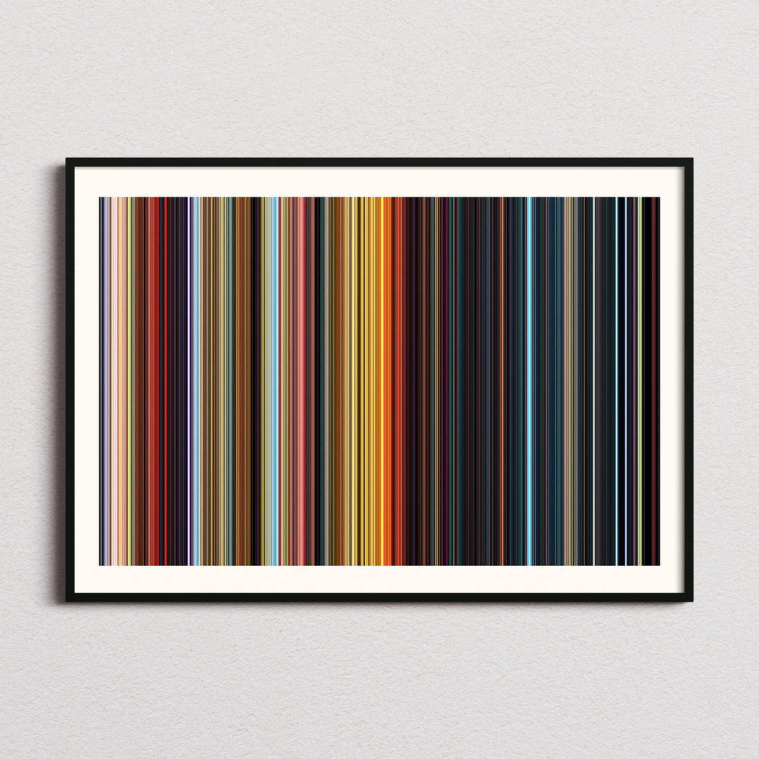 Ne Zha Movie Barcode Poster - Barcode Only
