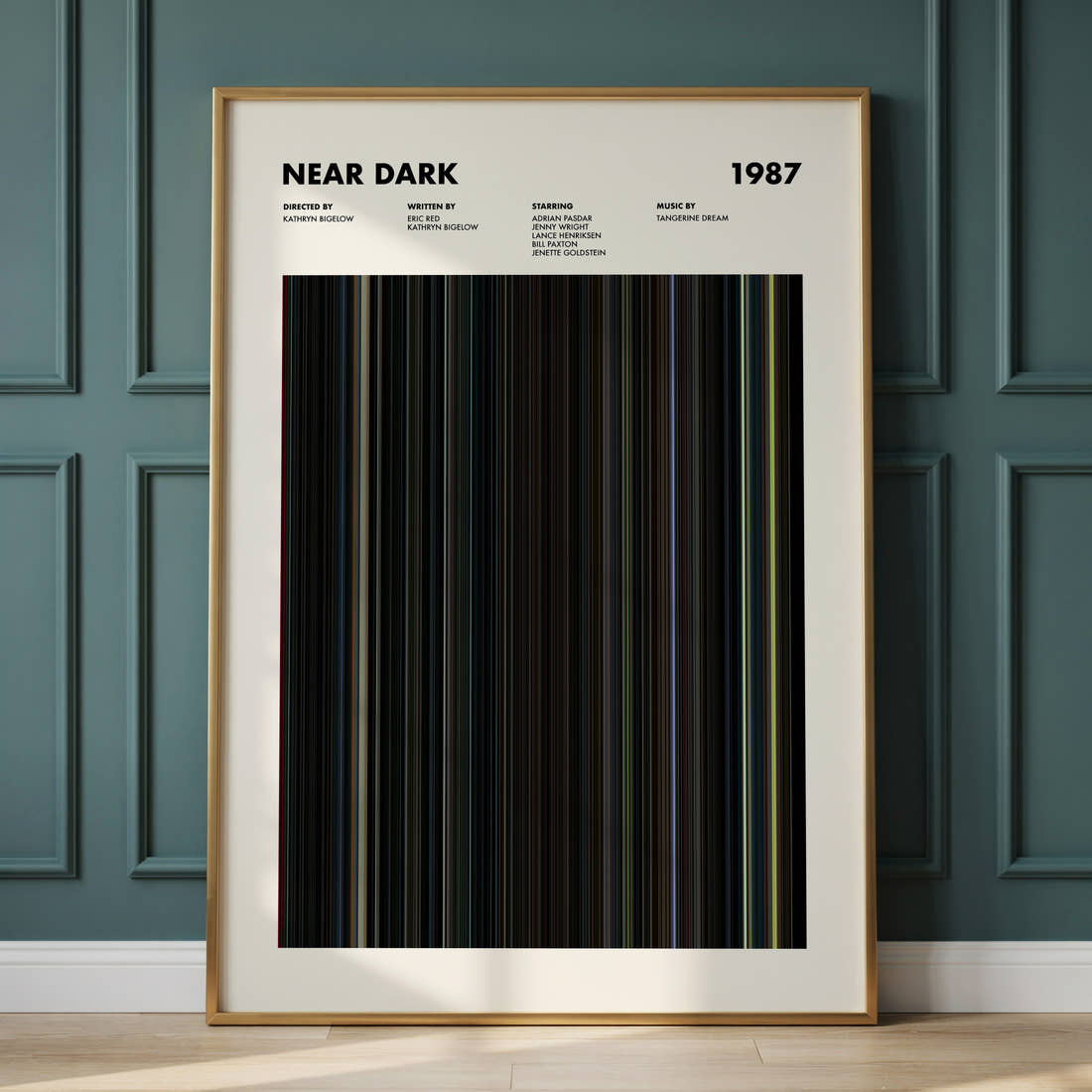 Near Dark Movie Barcode Poster