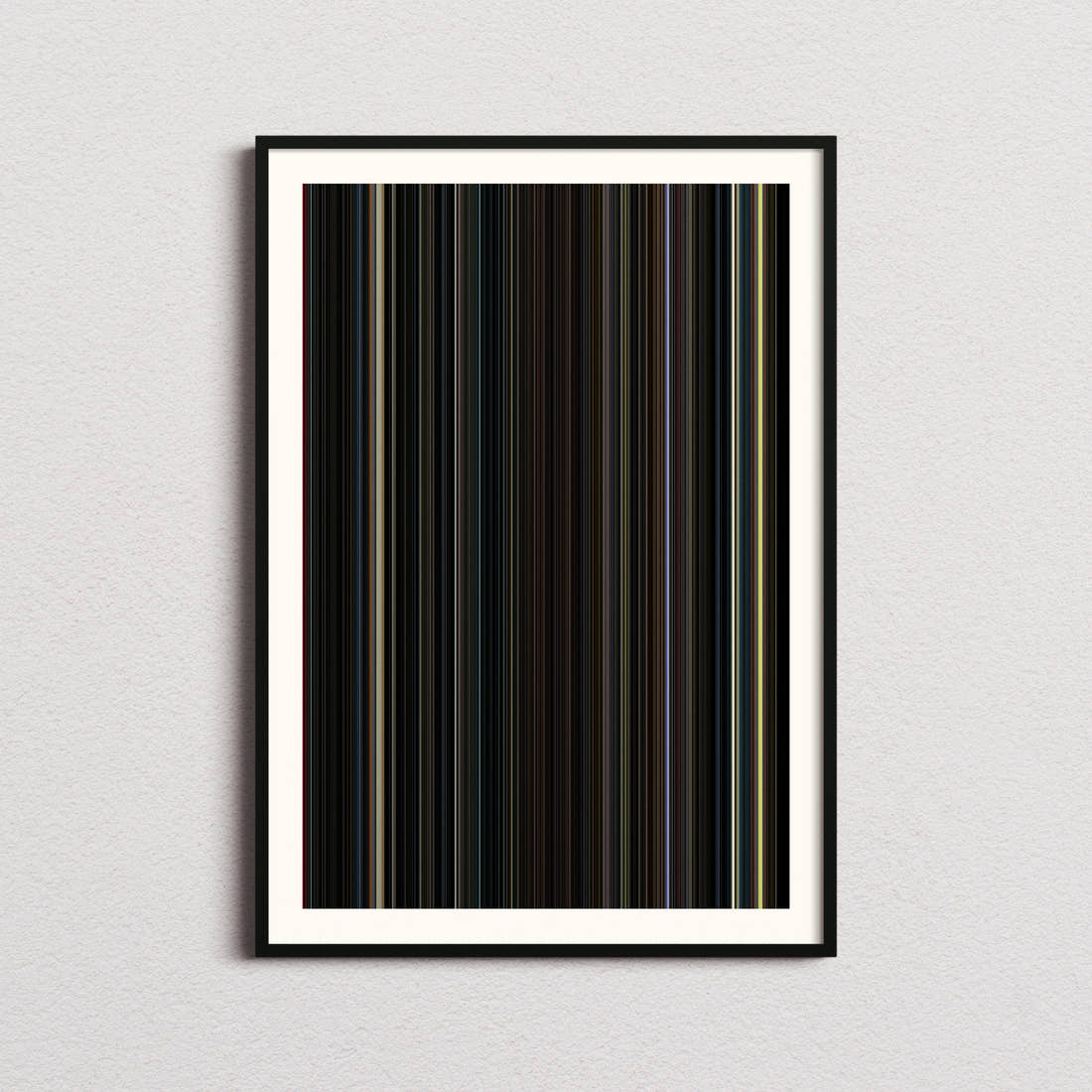 Near Dark Movie Barcode Poster - Barcode Only
