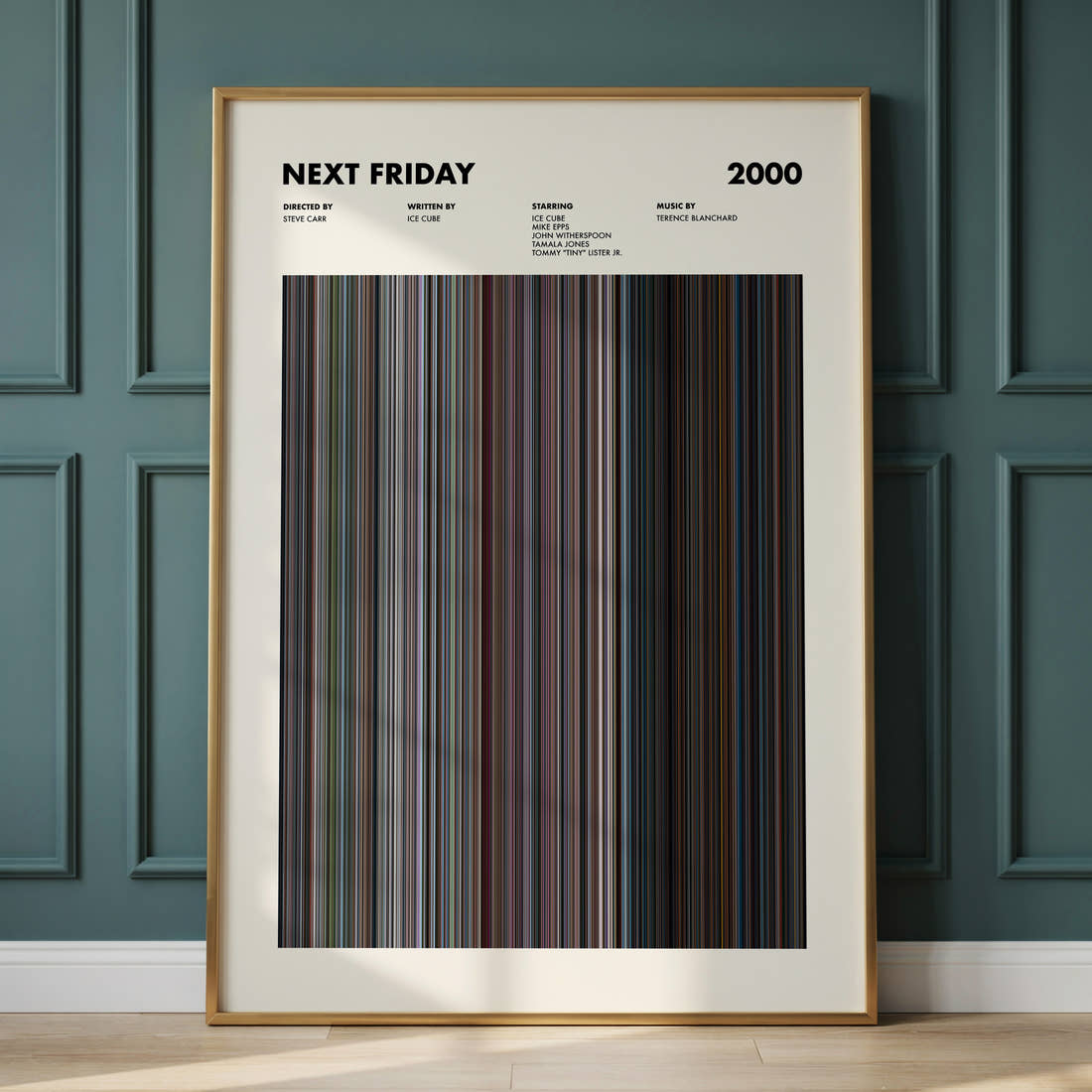 Next Friday Movie Barcode Poster