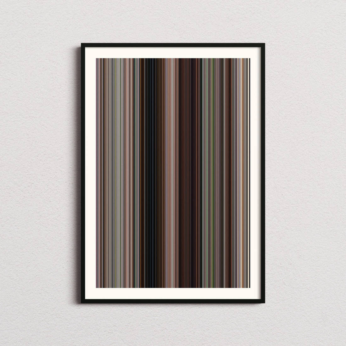 No Hard Feelings Movie Barcode Poster - Barcode Only