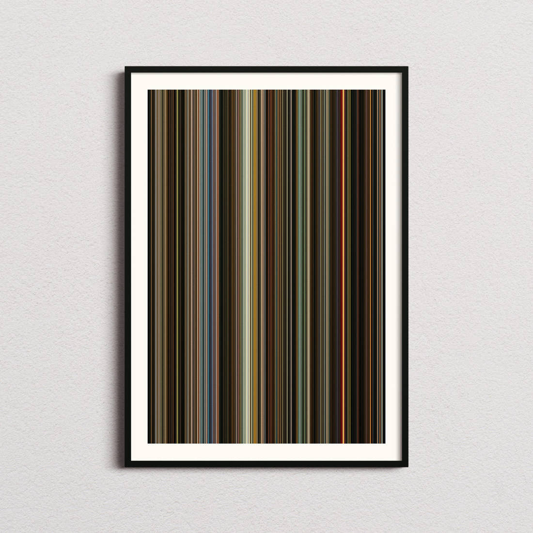 Nobody 2 Movie Barcode Poster - Barcode Only