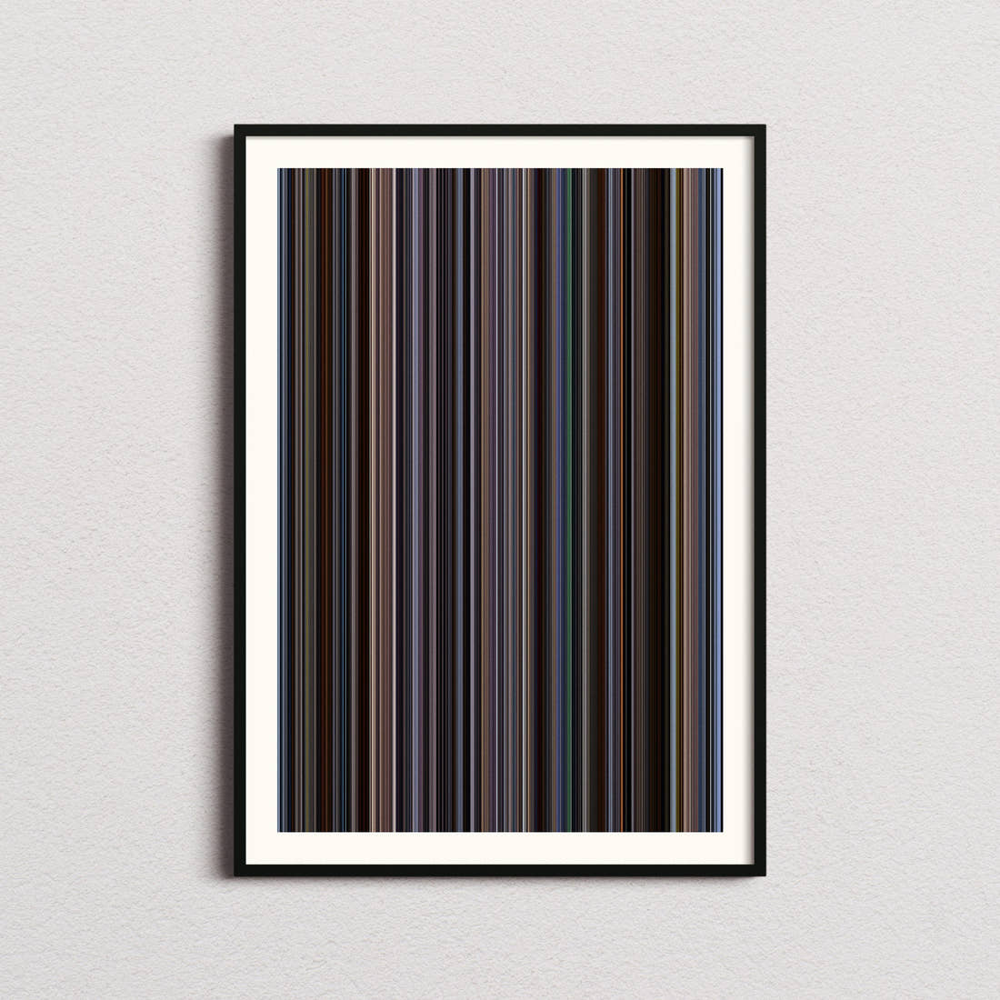 Nomadland Movie Barcode Poster - Barcode Only
