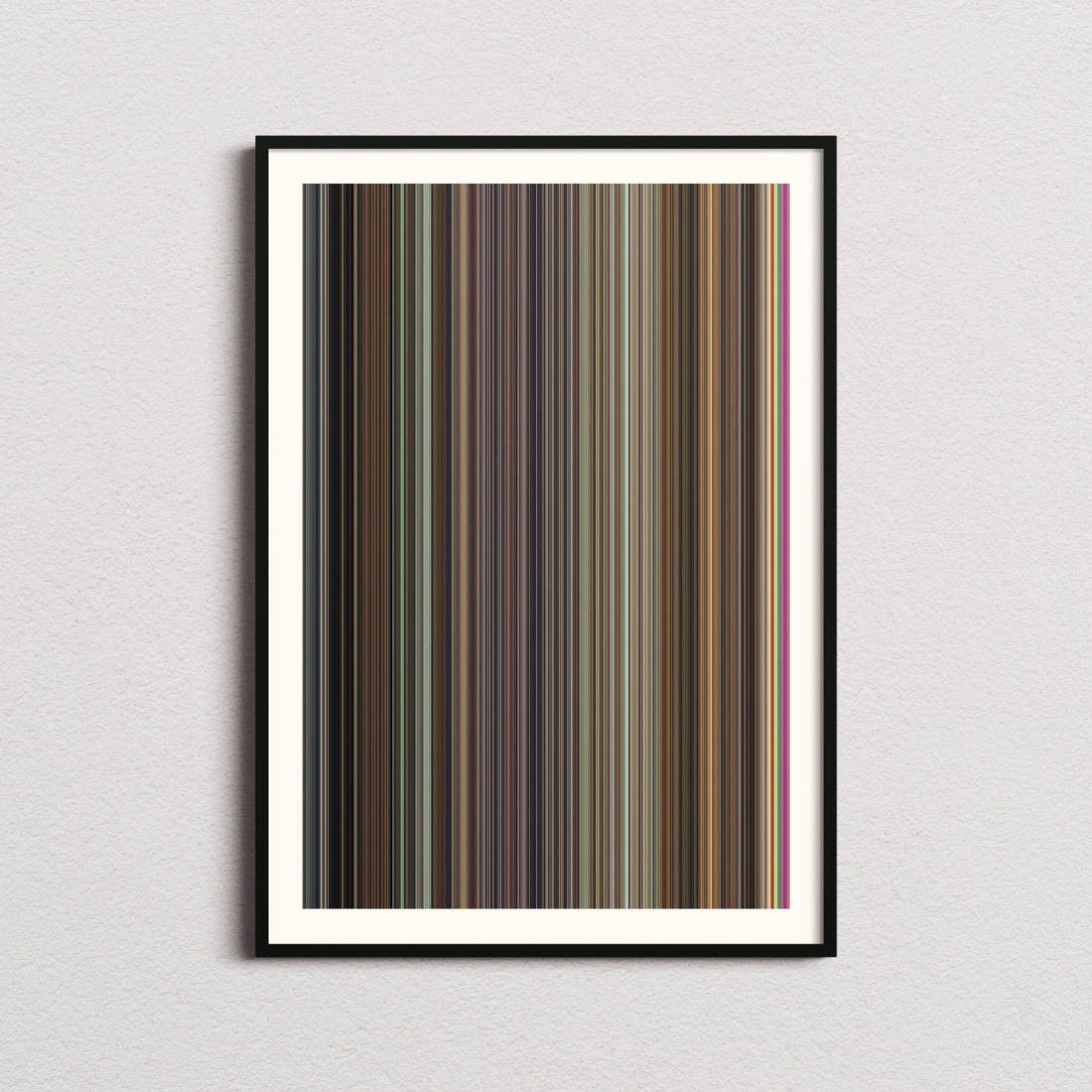 Not Yet Movie Barcode Poster - Barcode Only