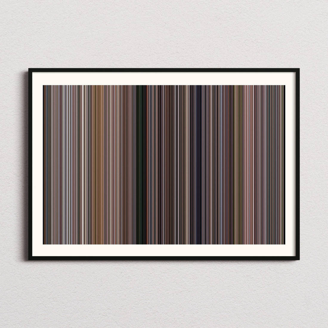 Notting Hill Movie Barcode Poster - Barcode Only