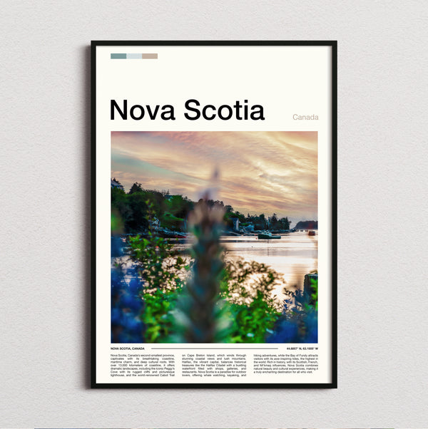 Nova Scotia - Grasses By The Shore - Travel Print