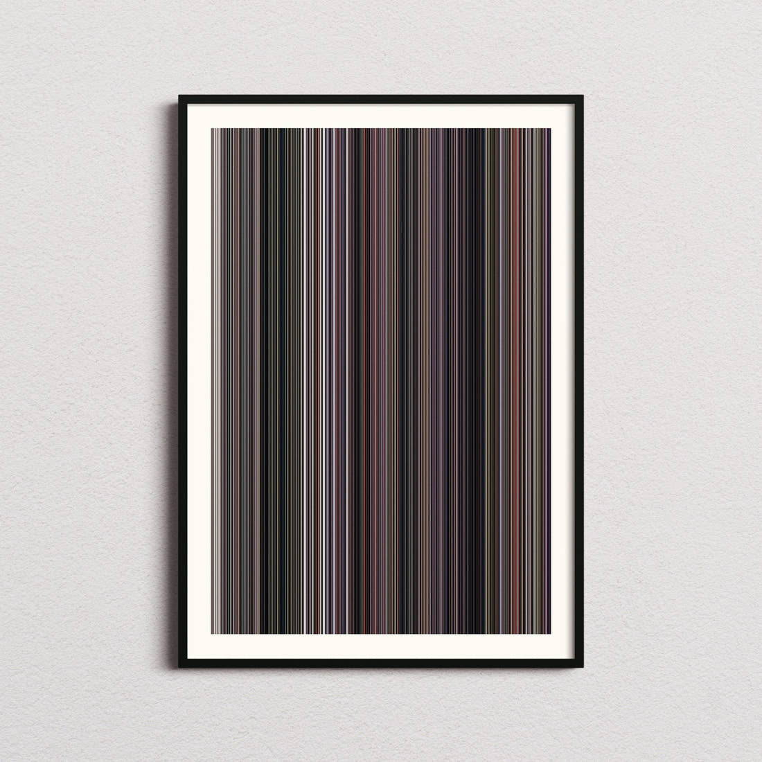 Obsession Movie Barcode Poster - Barcode Only