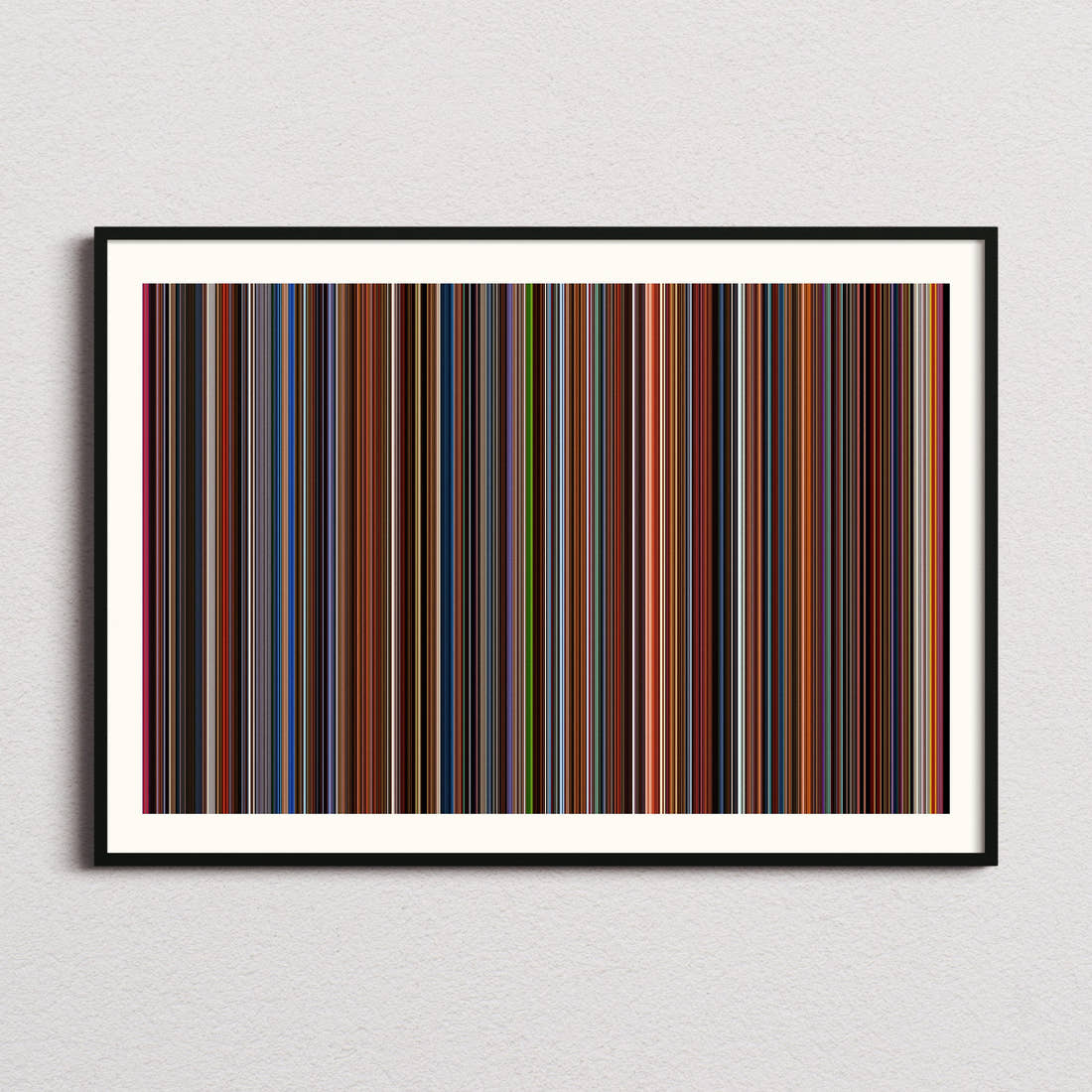 Ocean's Thirteen Movie Barcode Poster - Barcode Only