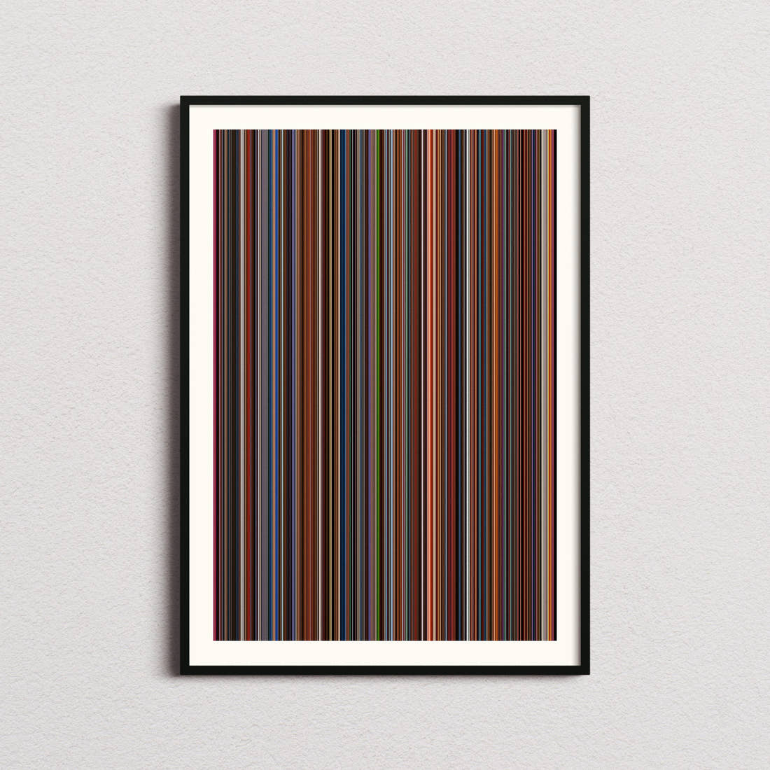 Ocean's Thirteen Movie Barcode Poster - Barcode Only