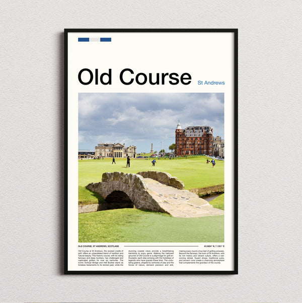 Old Course St Andrews Travel Print