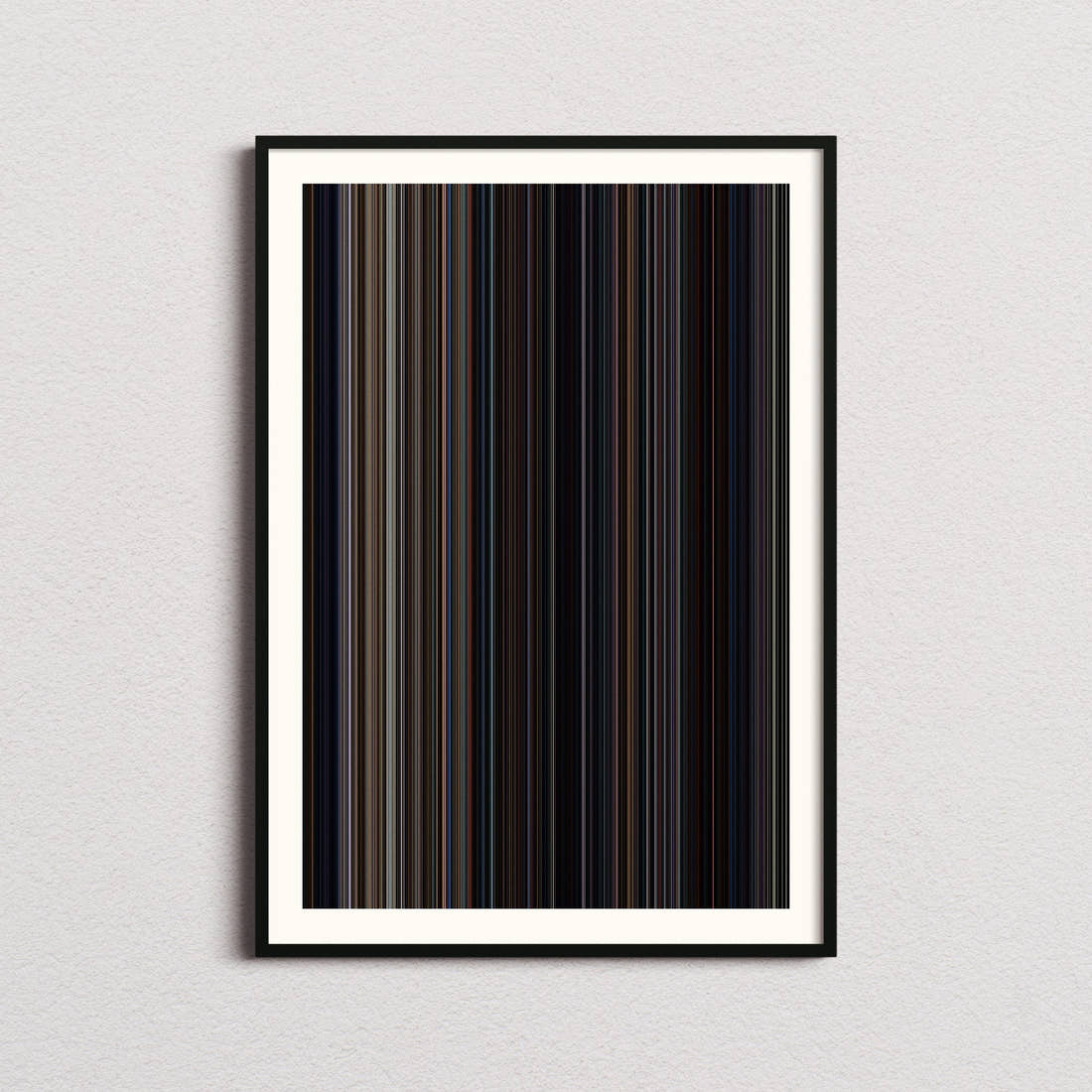 Olympus Has Fallen Movie Barcode Poster - Barcode Only