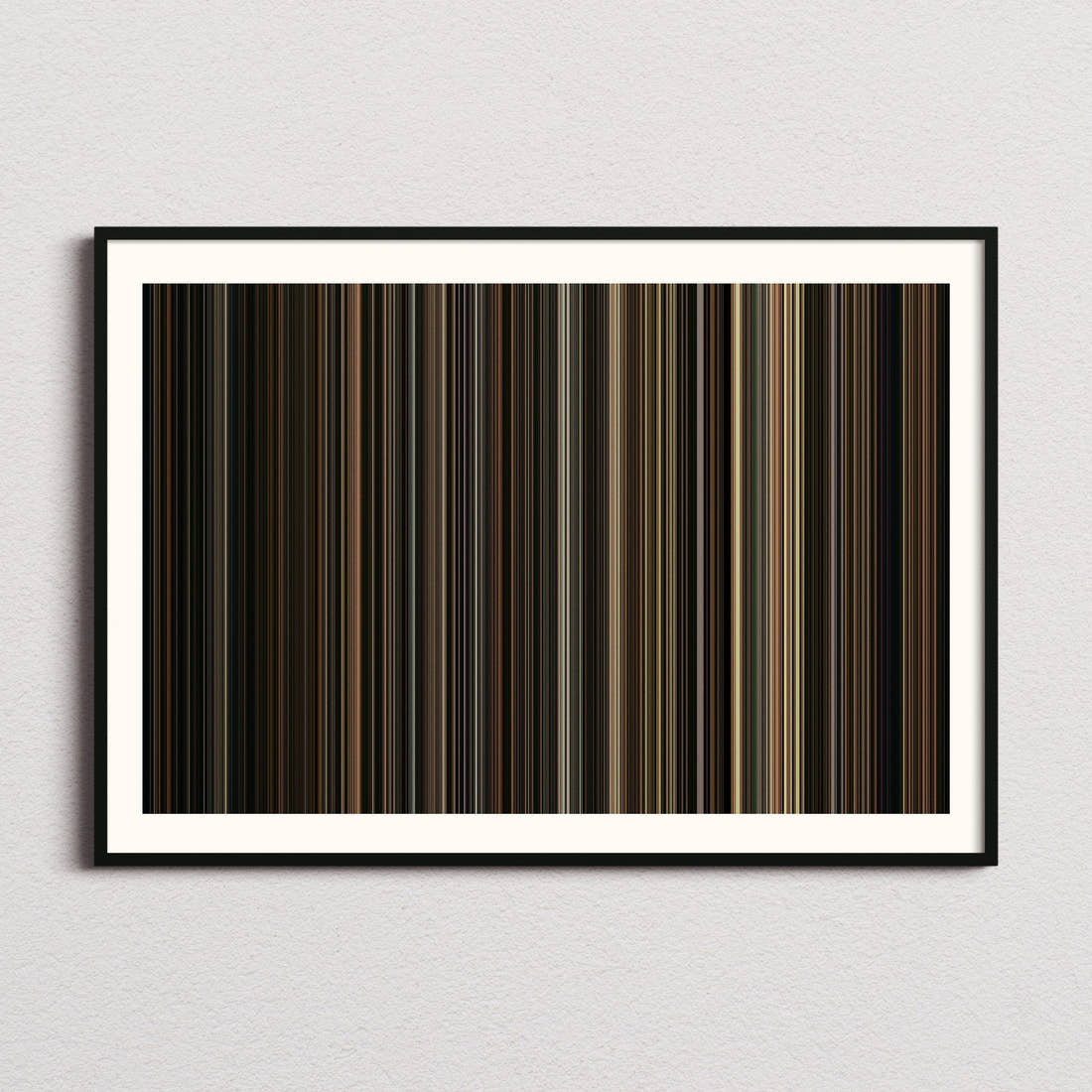 Once Upon a Time in America Movie Barcode Poster - Barcode Only