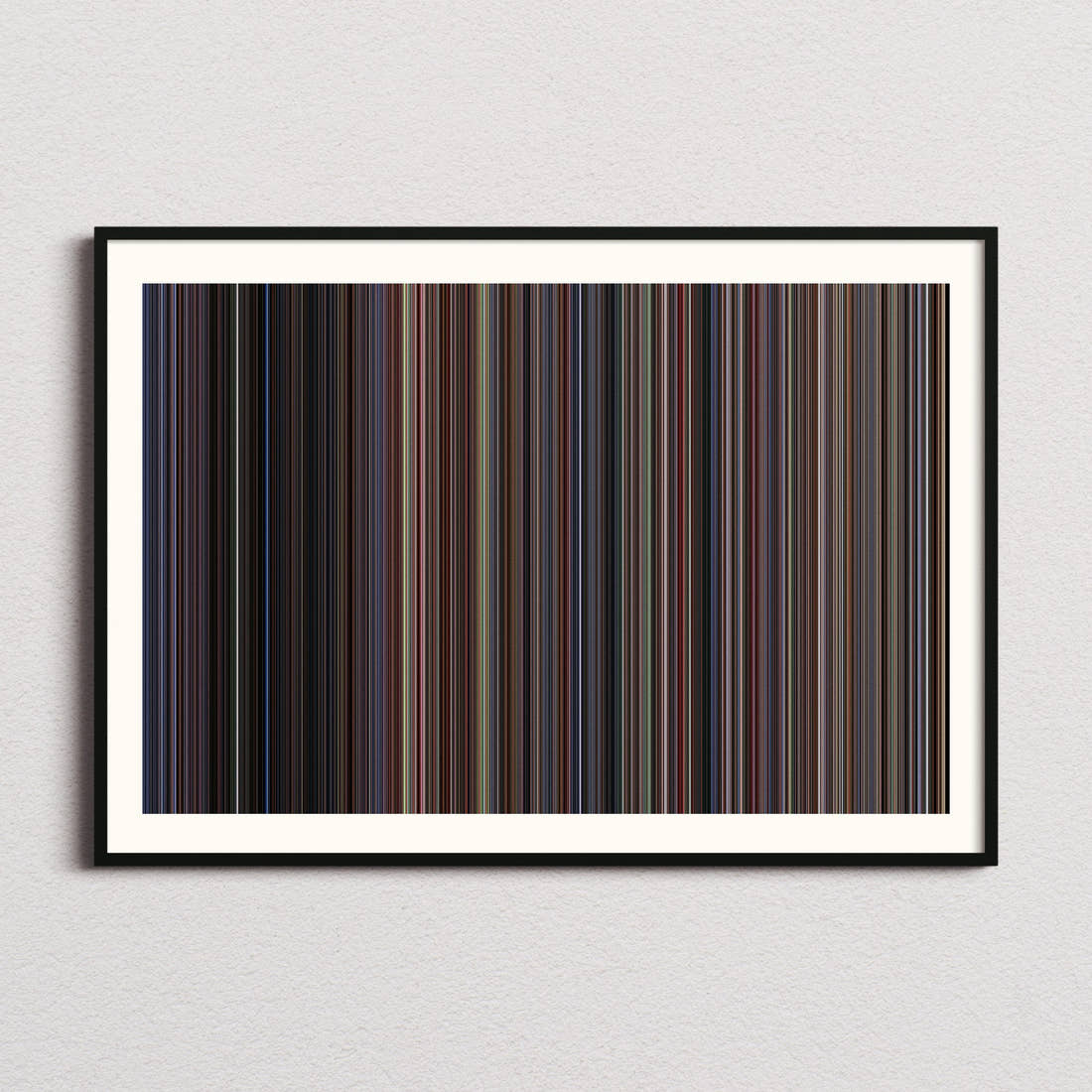One Night at McCool's Movie Barcode Poster - Barcode Only