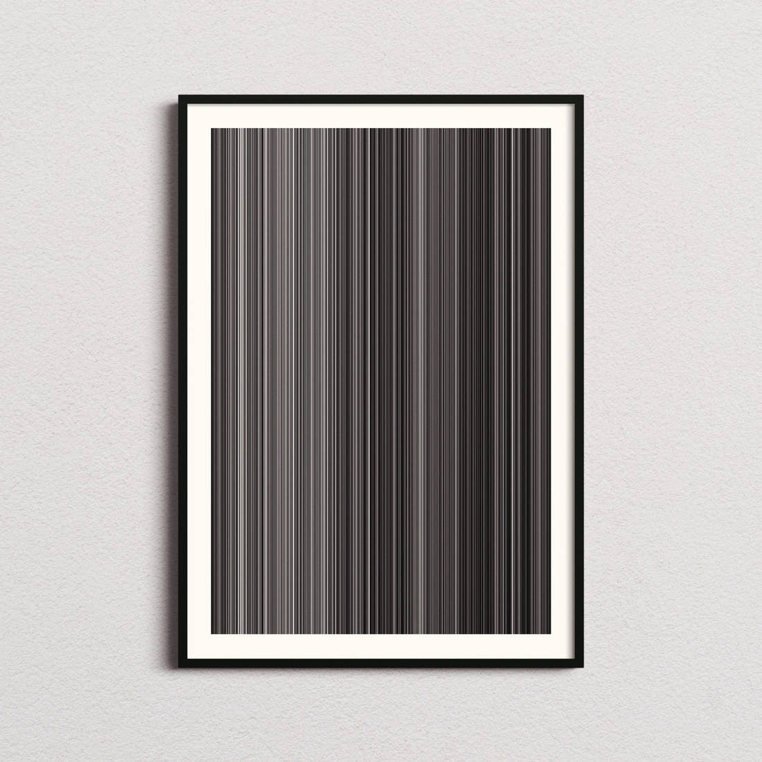 One Wonderful Sunday Movie Barcode Poster - Barcode Only