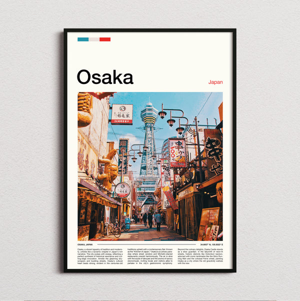 Osaka - Tsutenkaku Tower - Travel Print