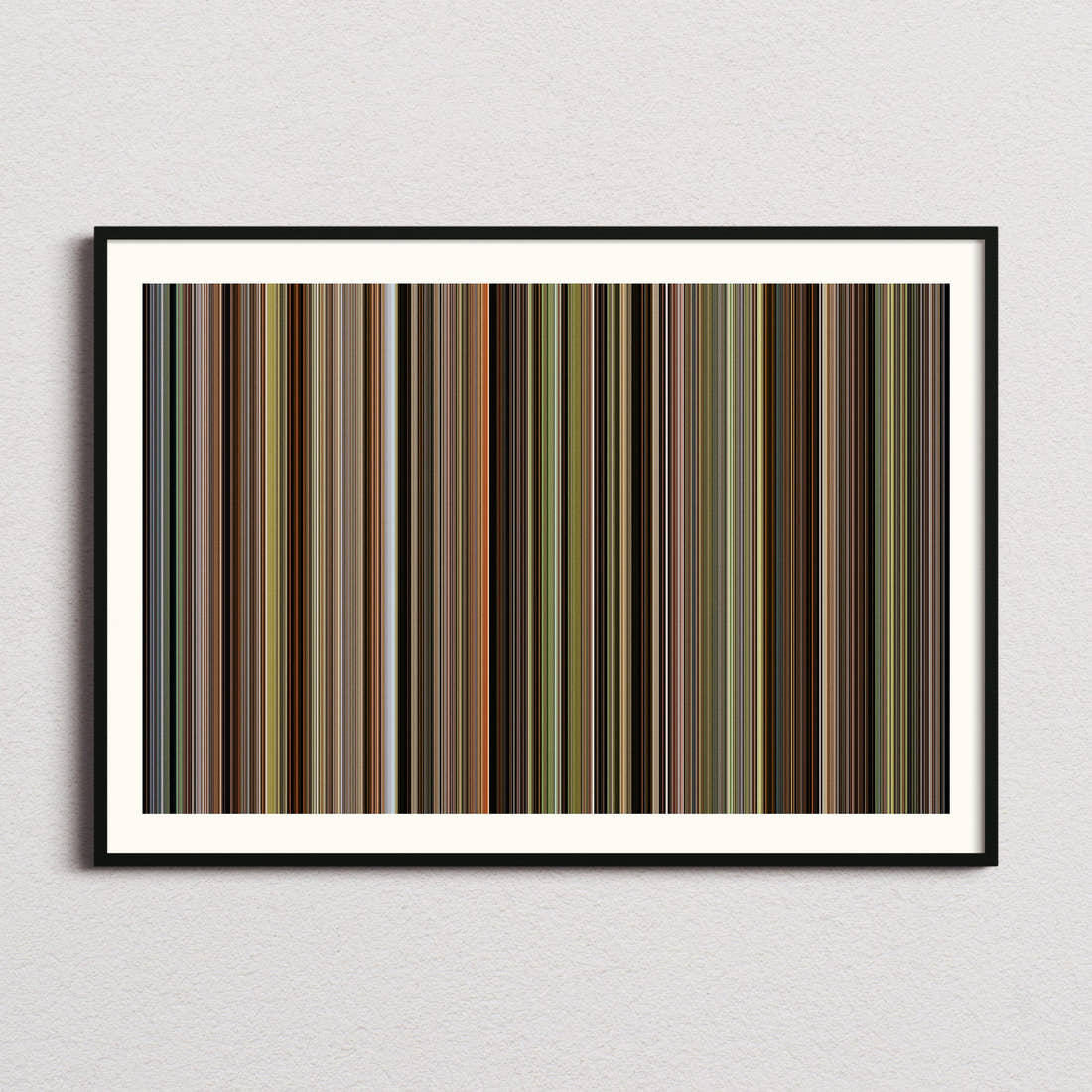 Out of Africa Movie Barcode Poster - Barcode Only