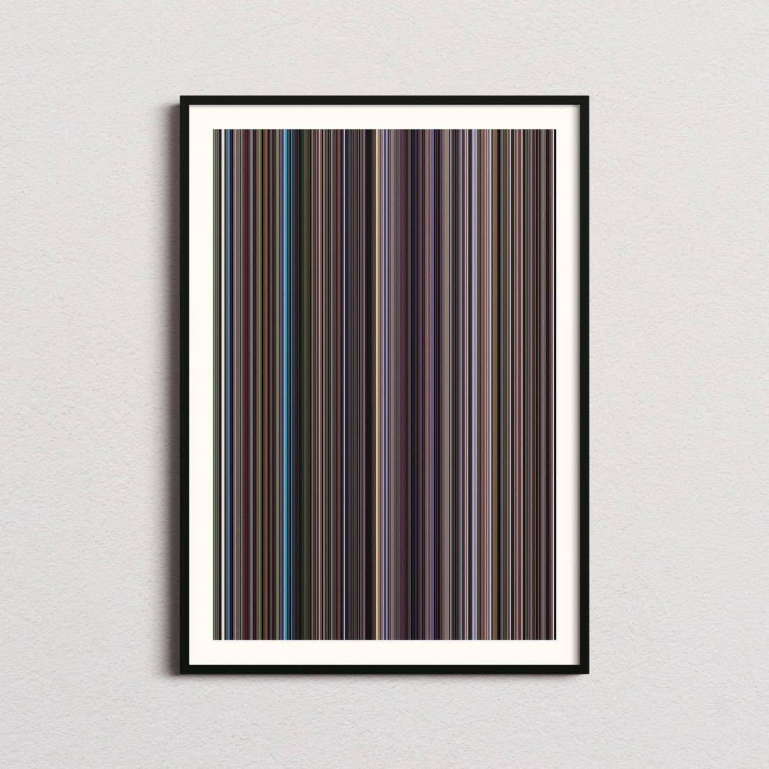 Outbreak Movie Barcode Poster - Barcode Only