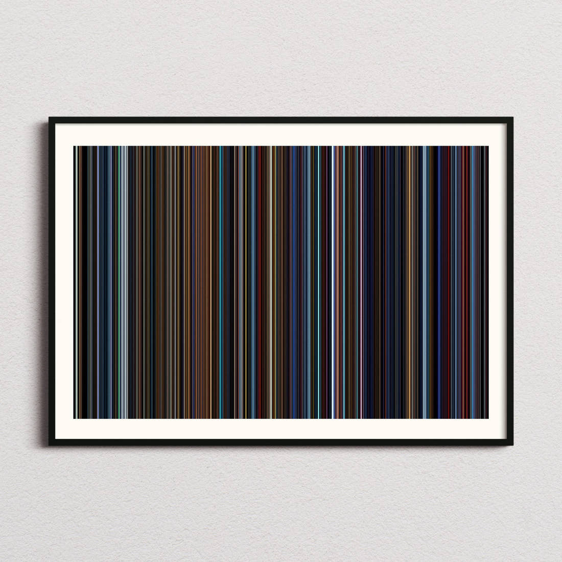 Pacific Rim Movie Barcode Poster - Barcode Only