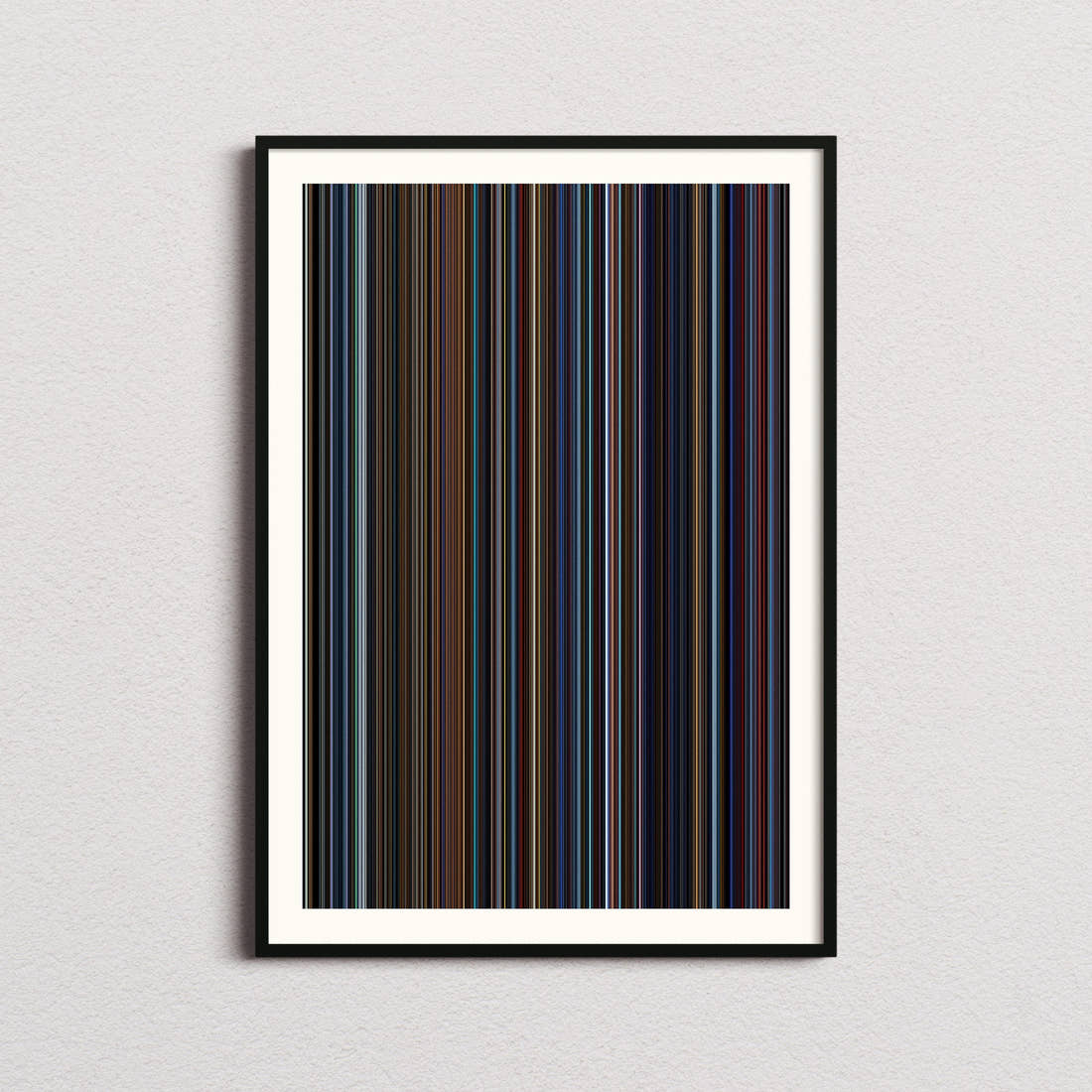 Pacific Rim Movie Barcode Poster - Barcode Only