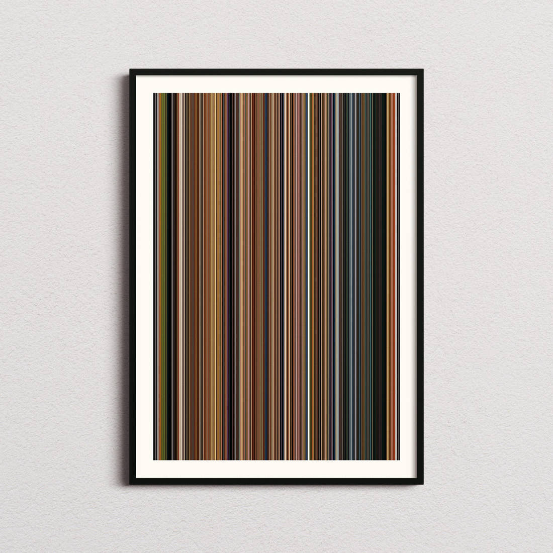 Paddington Movie Barcode Poster - Barcode Only