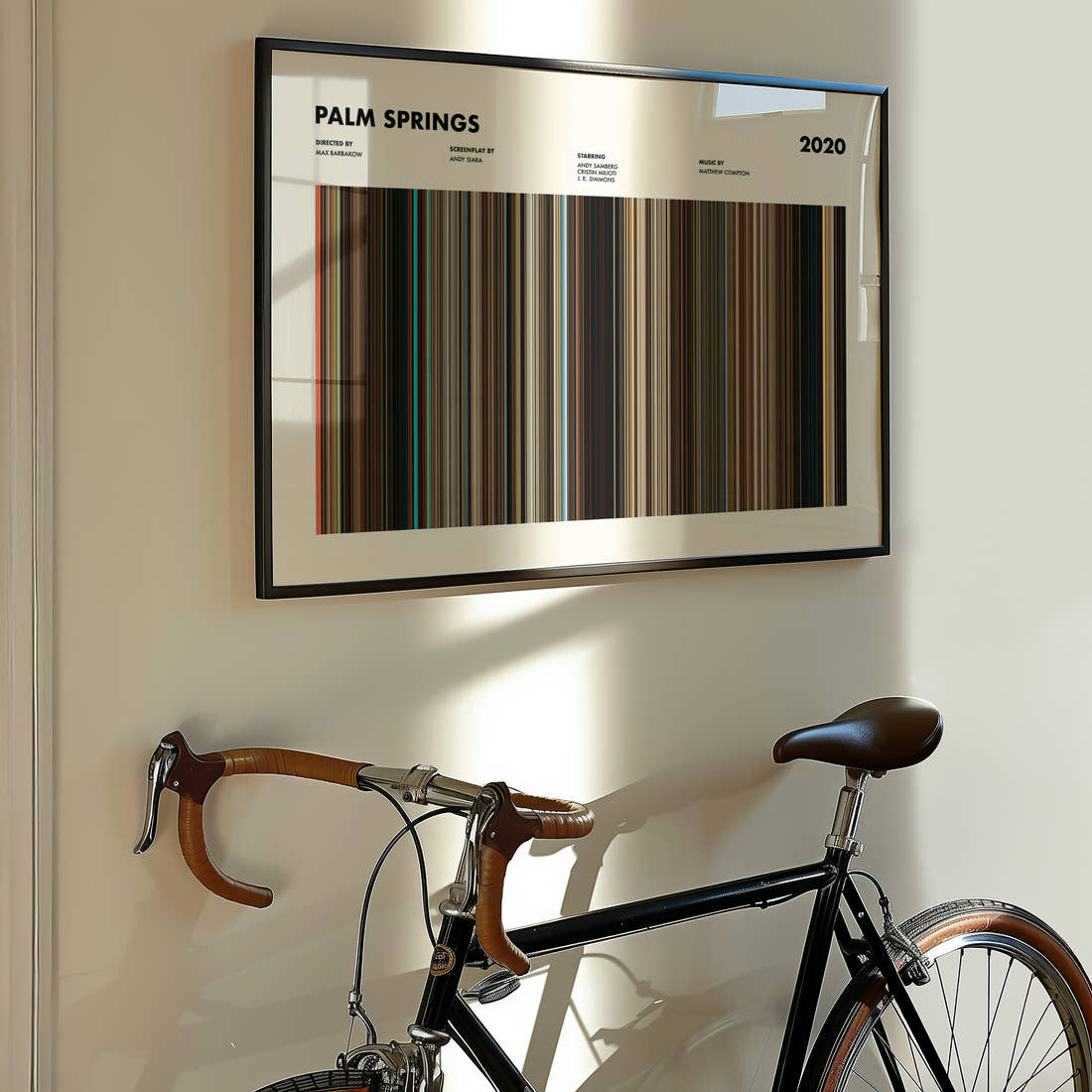 Palm Springs Movie Barcode Poster