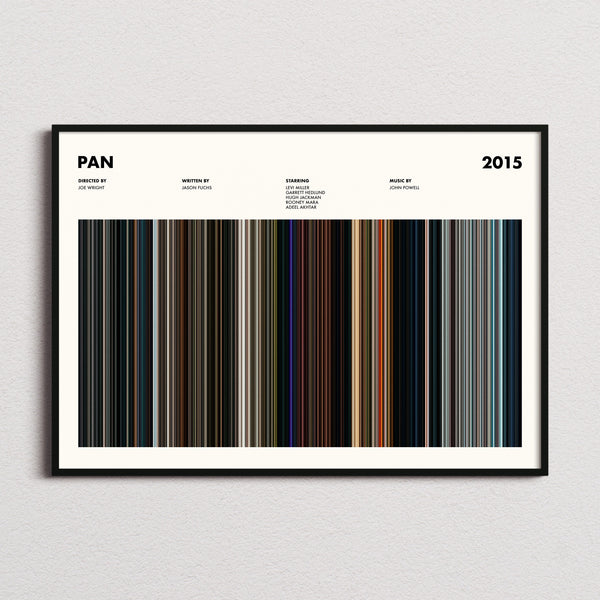 Pan Movie Barcode Poster