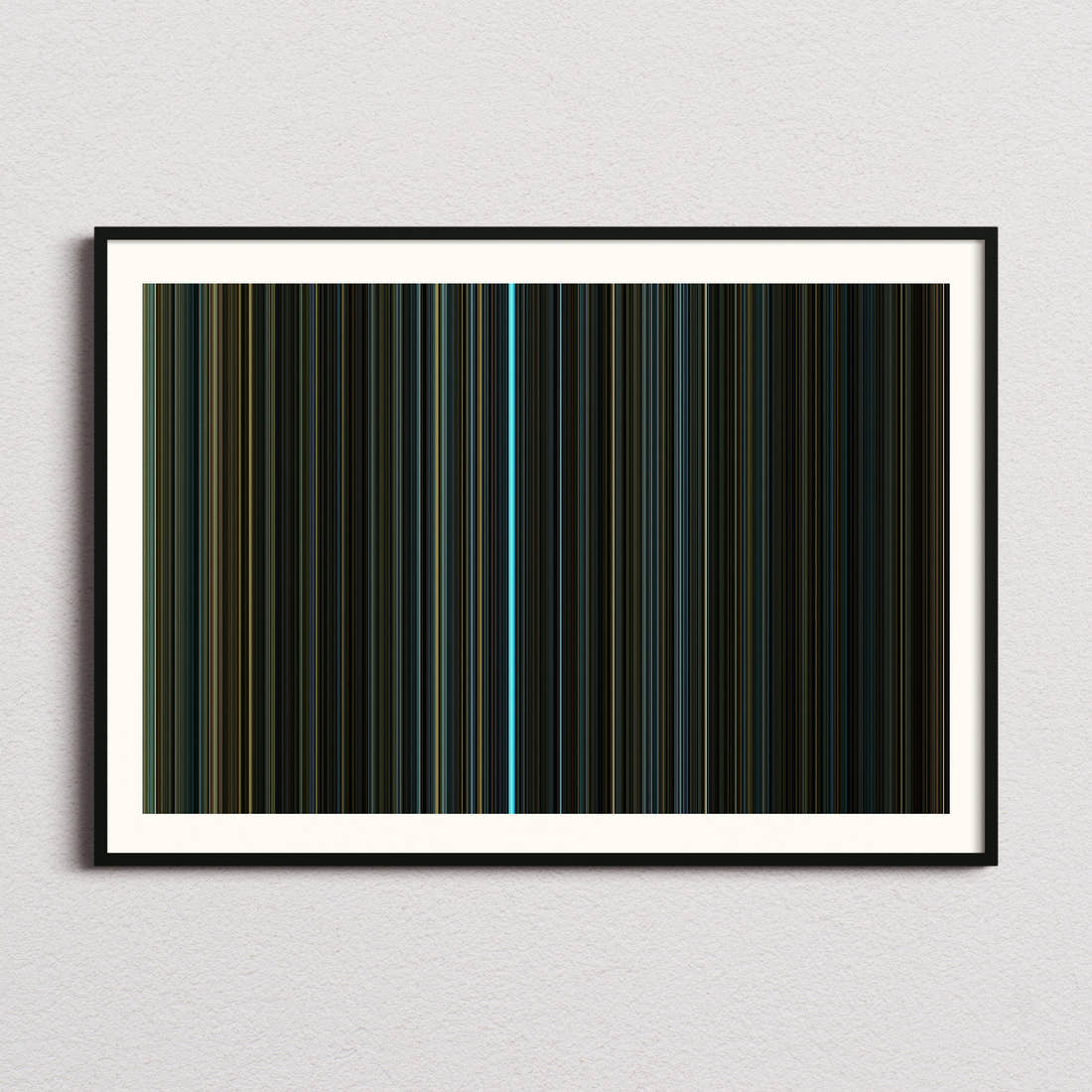 Panic Room Movie Barcode Poster - Barcode Only
