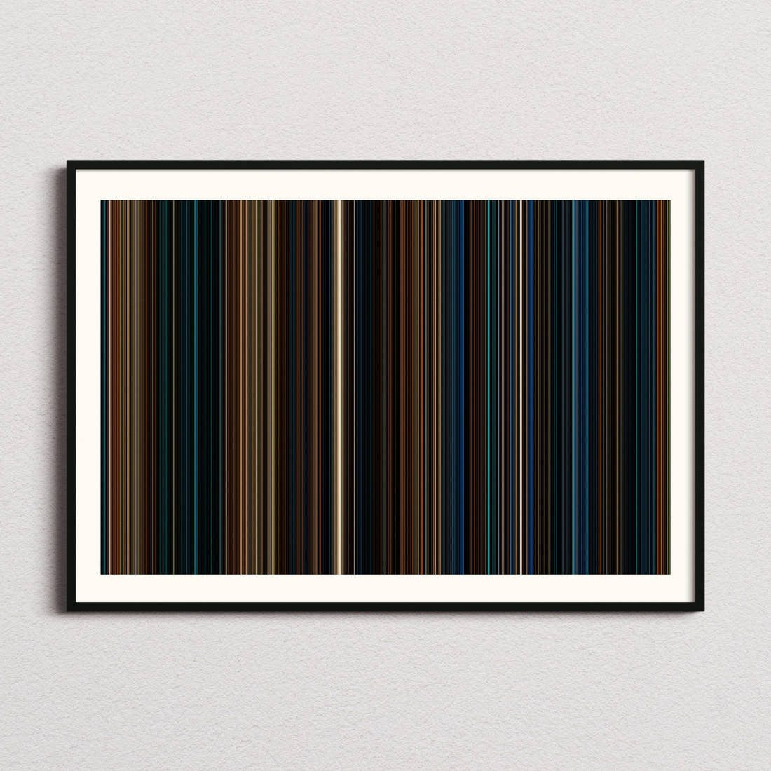 Pan's Labyrinth Movie Barcode Poster - Barcode Only