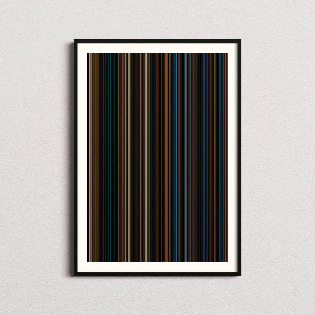 Pan's Labyrinth Movie Barcode Poster - Barcode Only