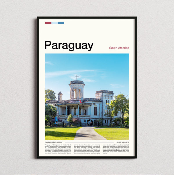 Paraguay - Old Castle - Travel Print