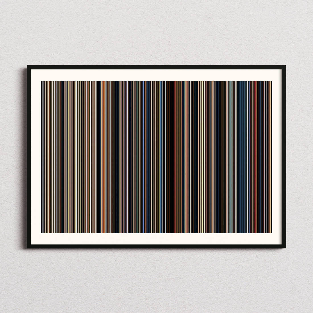 Paranormal Activity Movie Barcode Poster - Barcode Only