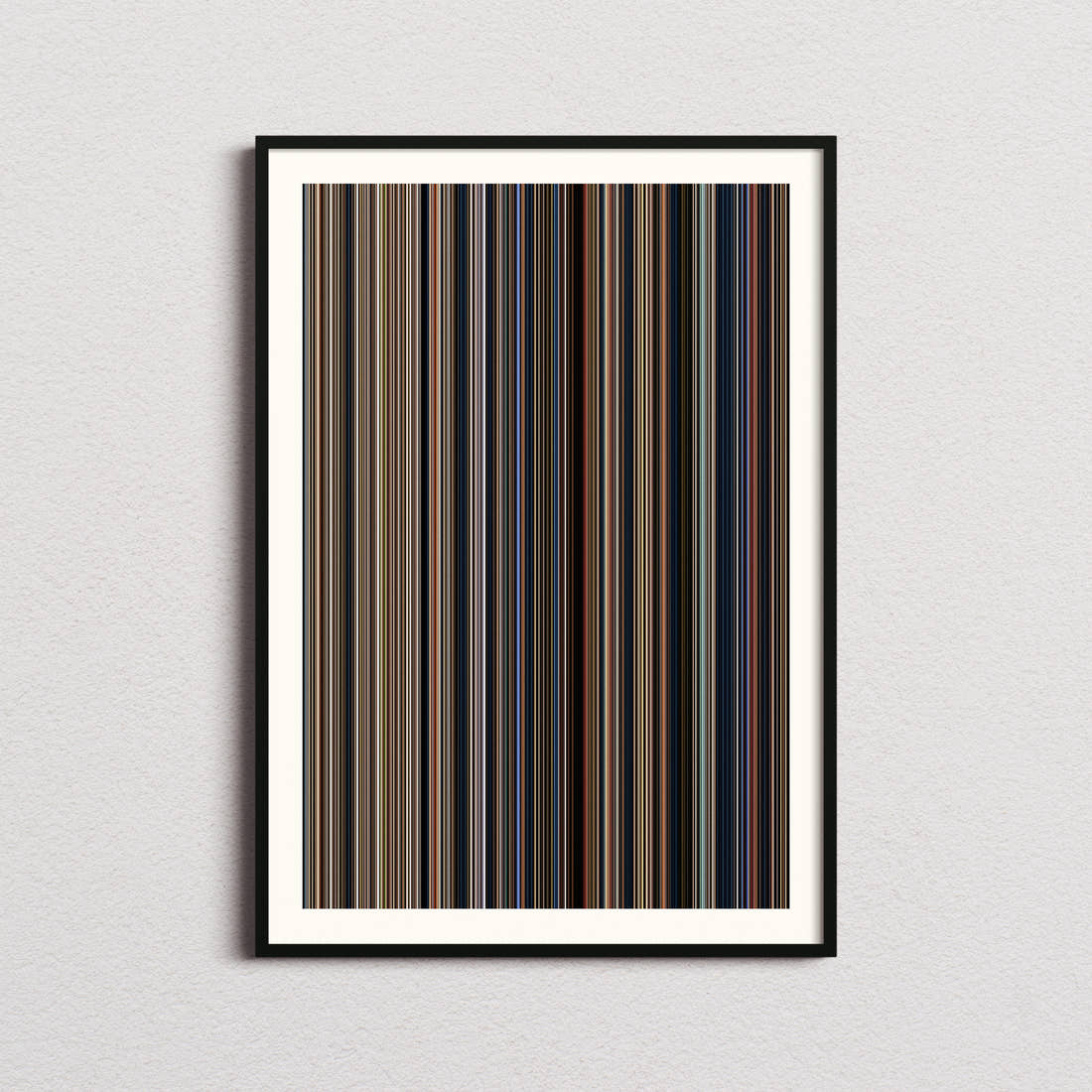 Paranormal Activity Movie Barcode Poster - Barcode Only
