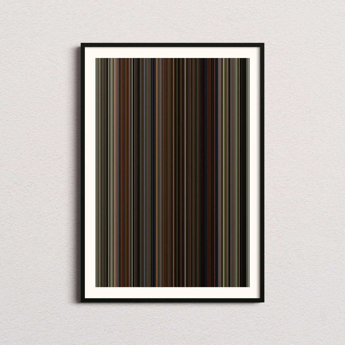 Parasite Movie Barcode Poster - Barcode Only