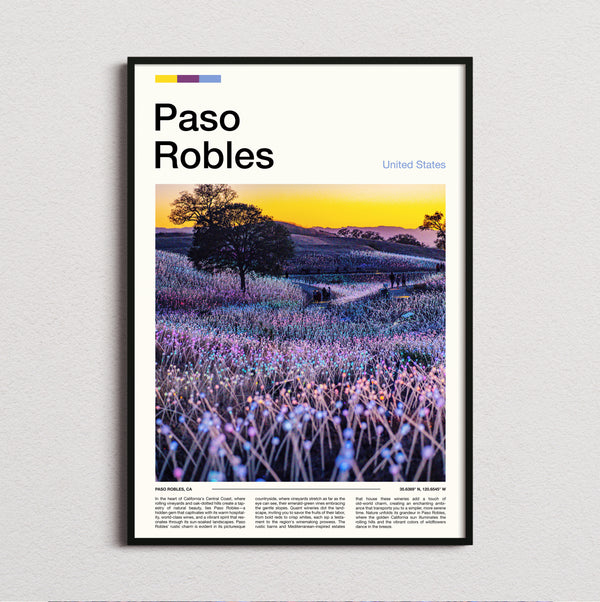 Paso Robles - Field Of Light - Travel Print