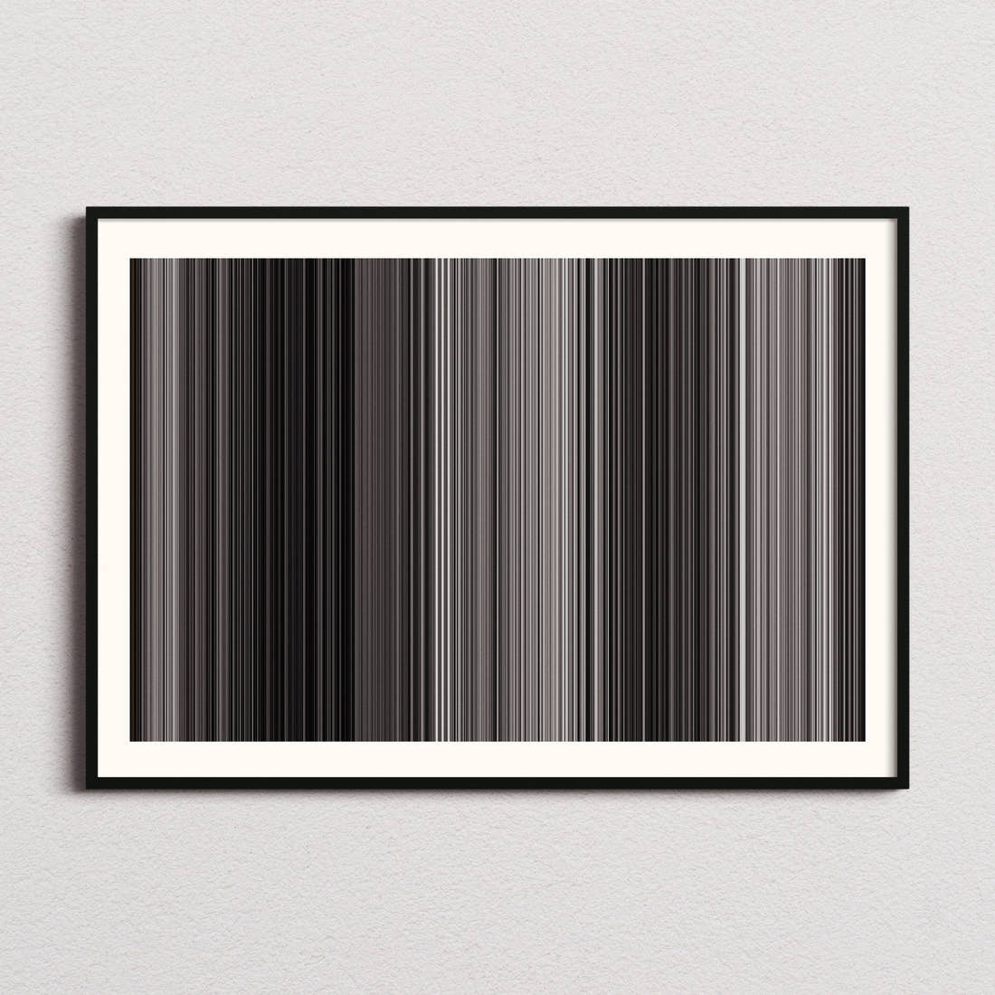 Paths of Glory Movie Barcode Poster - Barcode Only