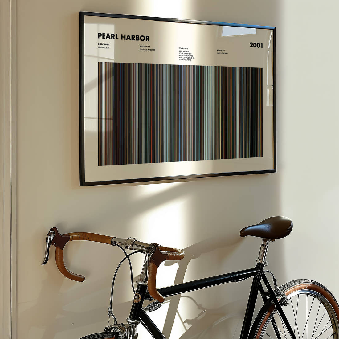 Pearl Harbor Movie Barcode Poster