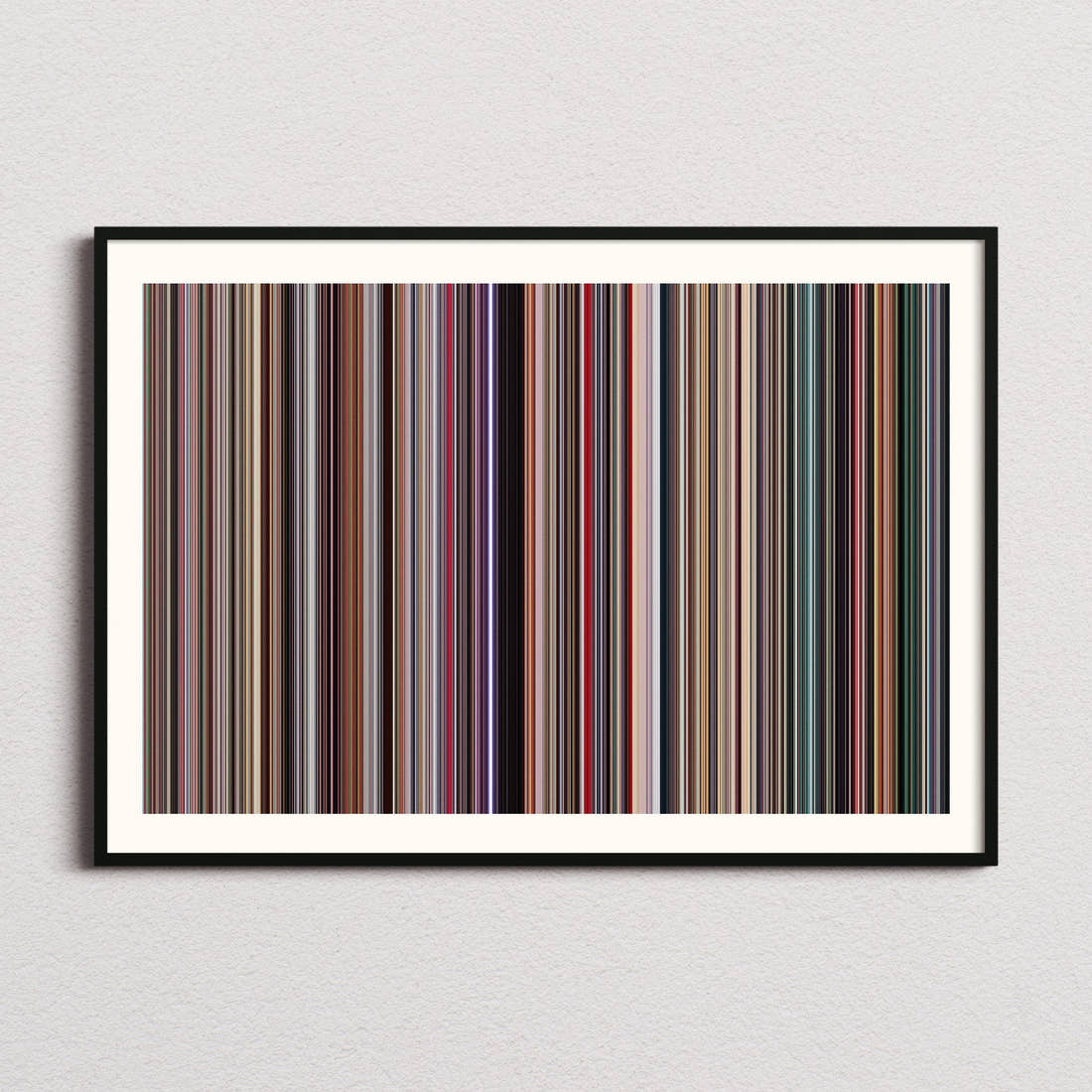 Perfect Blue Movie Barcode Poster - Barcode Only