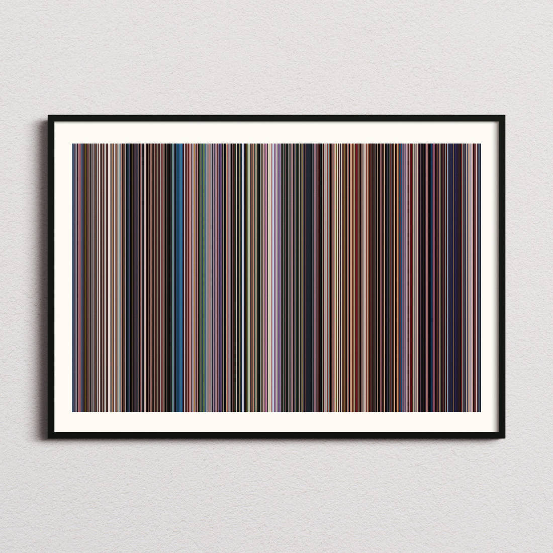 Peter Pan Movie Barcode Poster - Barcode Only