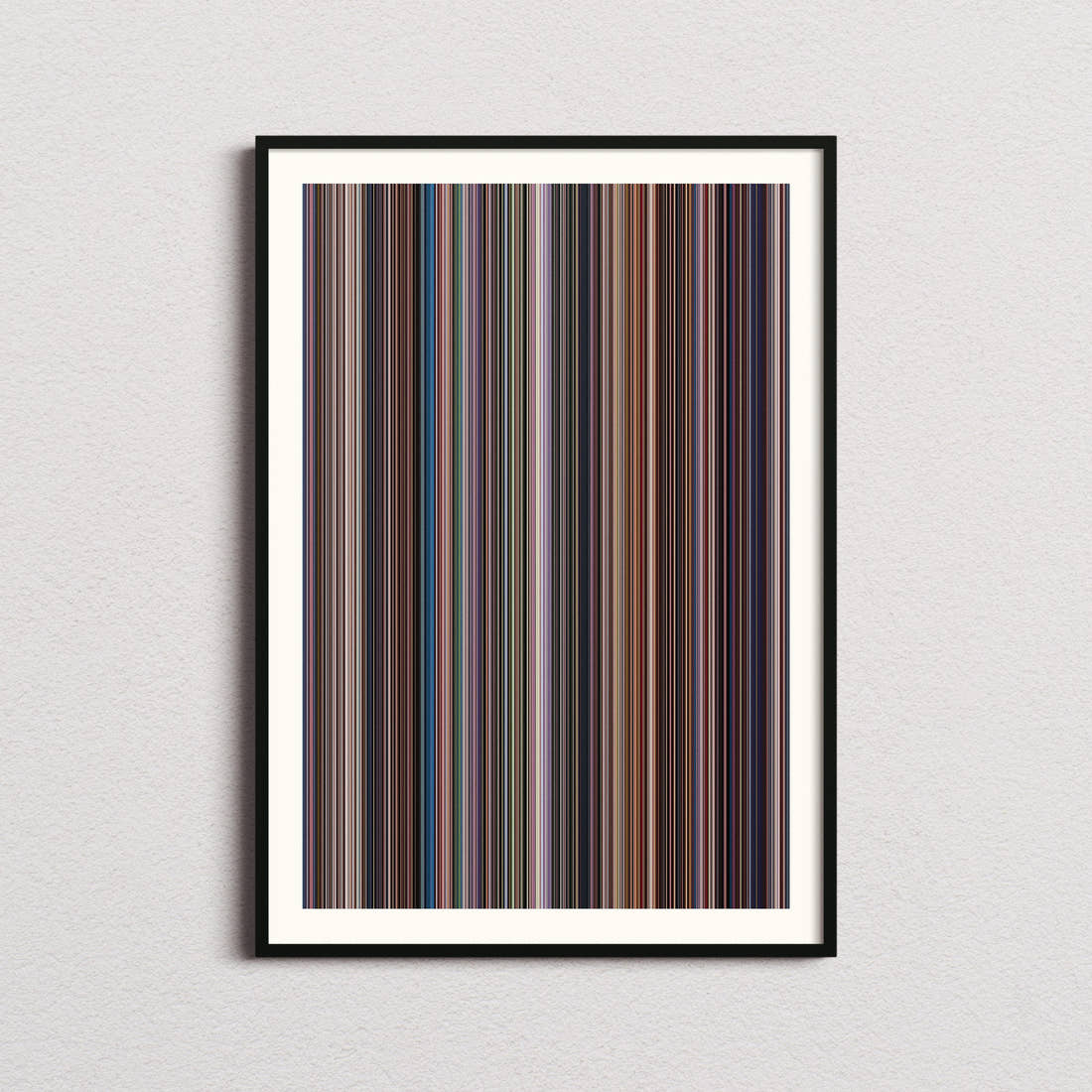 Peter Pan Movie Barcode Poster - Barcode Only