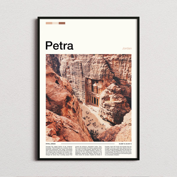 Petra - The Treasury - Travel Print