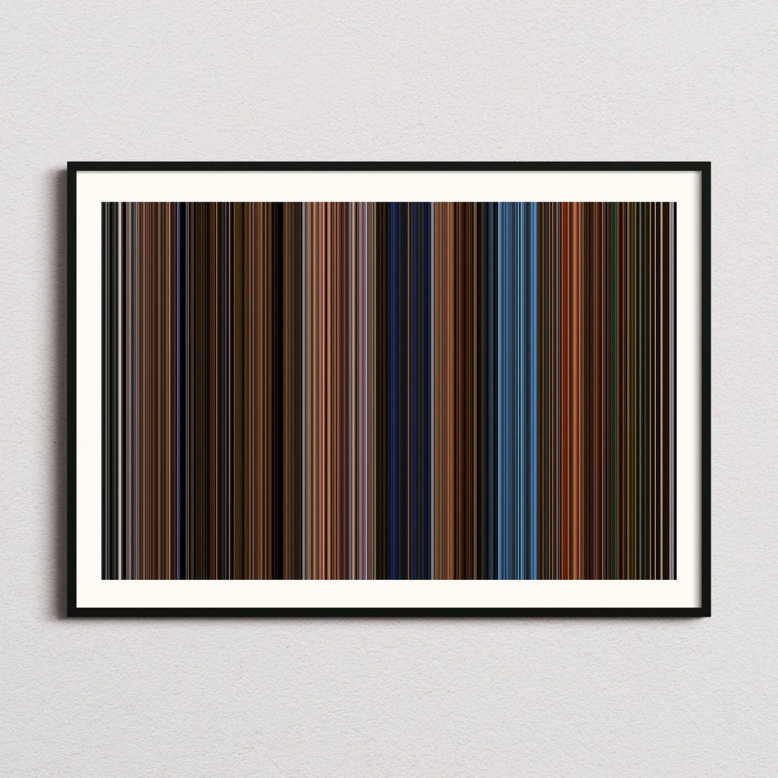 The Phantom of the Opera Movie Barcode Poster - Barcode Only