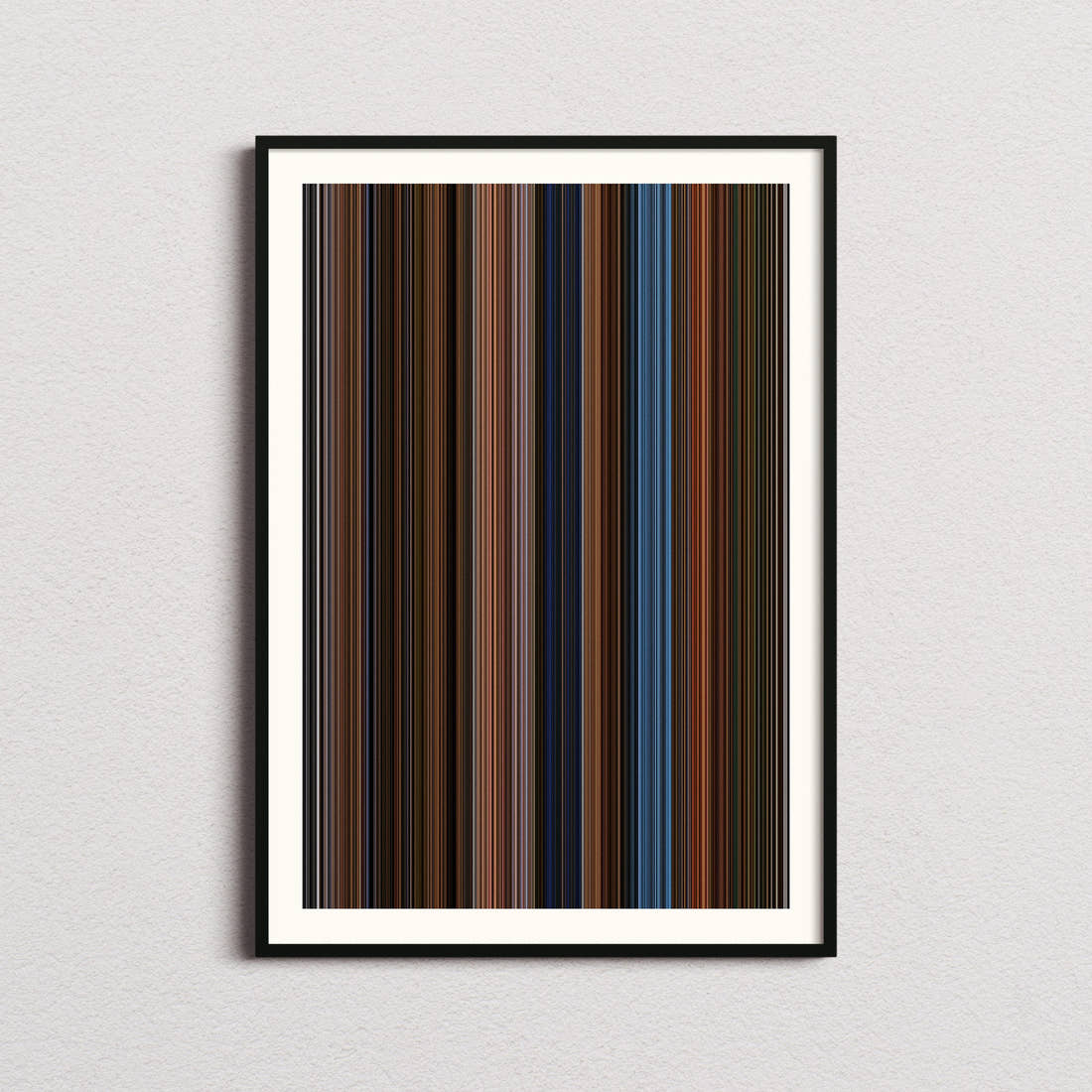 The Phantom of the Opera Movie Barcode Poster - Barcode Only