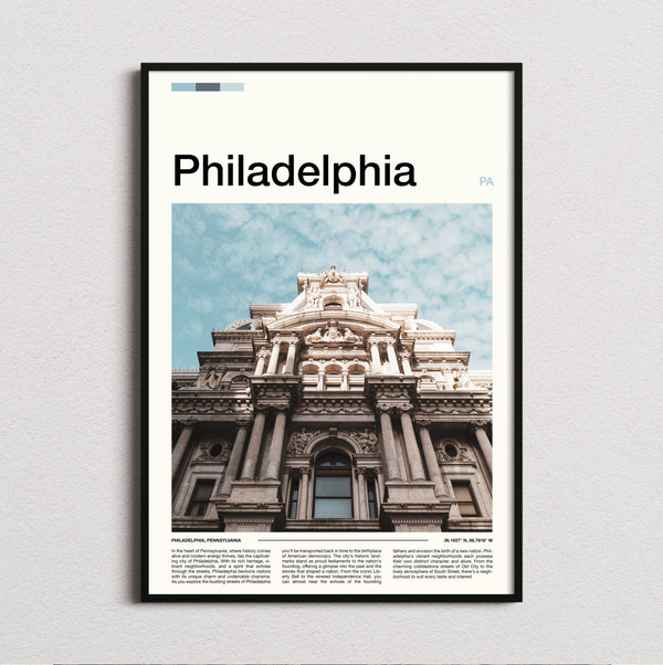 Philadelphia - City Hall - Travel Print