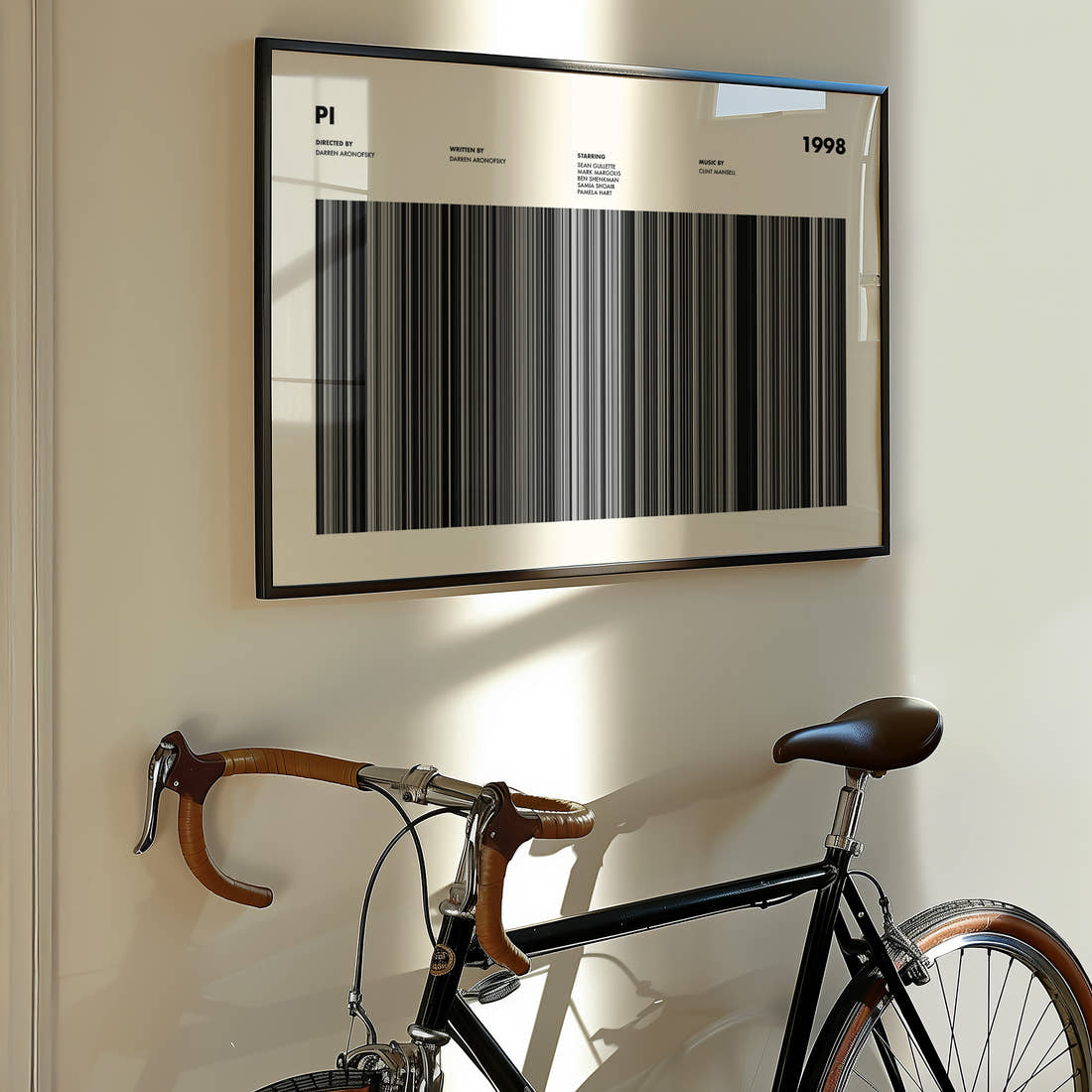 Pi Movie Barcode Poster