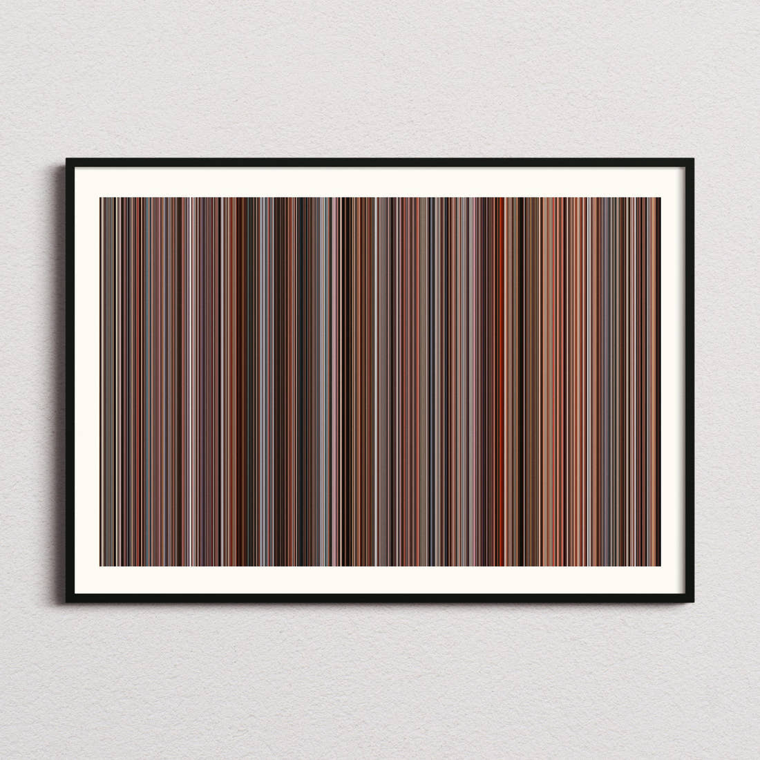 Pink Flamingos Movie Barcode Poster - Barcode Only